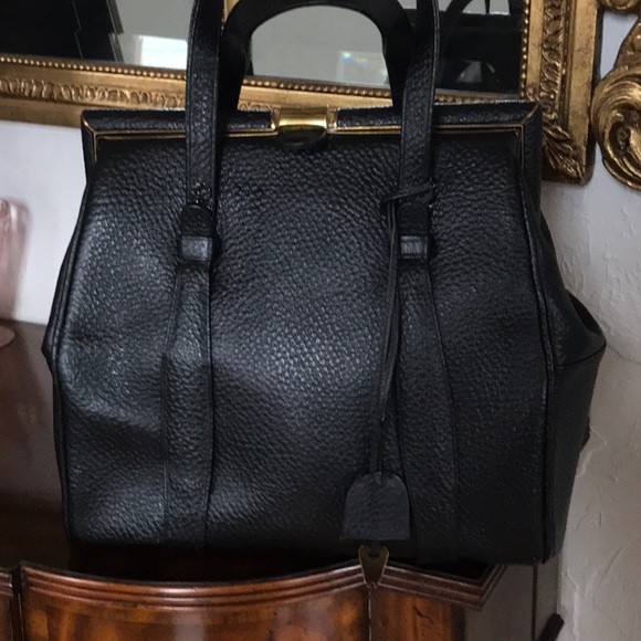 Vintage Handbags - Vintage leather handbag